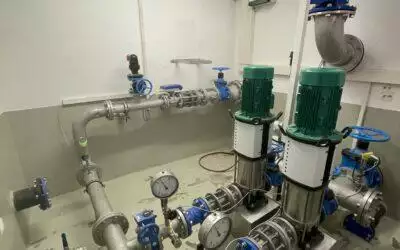 Trinkwasserversorgung – Umbau bestehender Hochbehälter in ein Druckpumpwerk